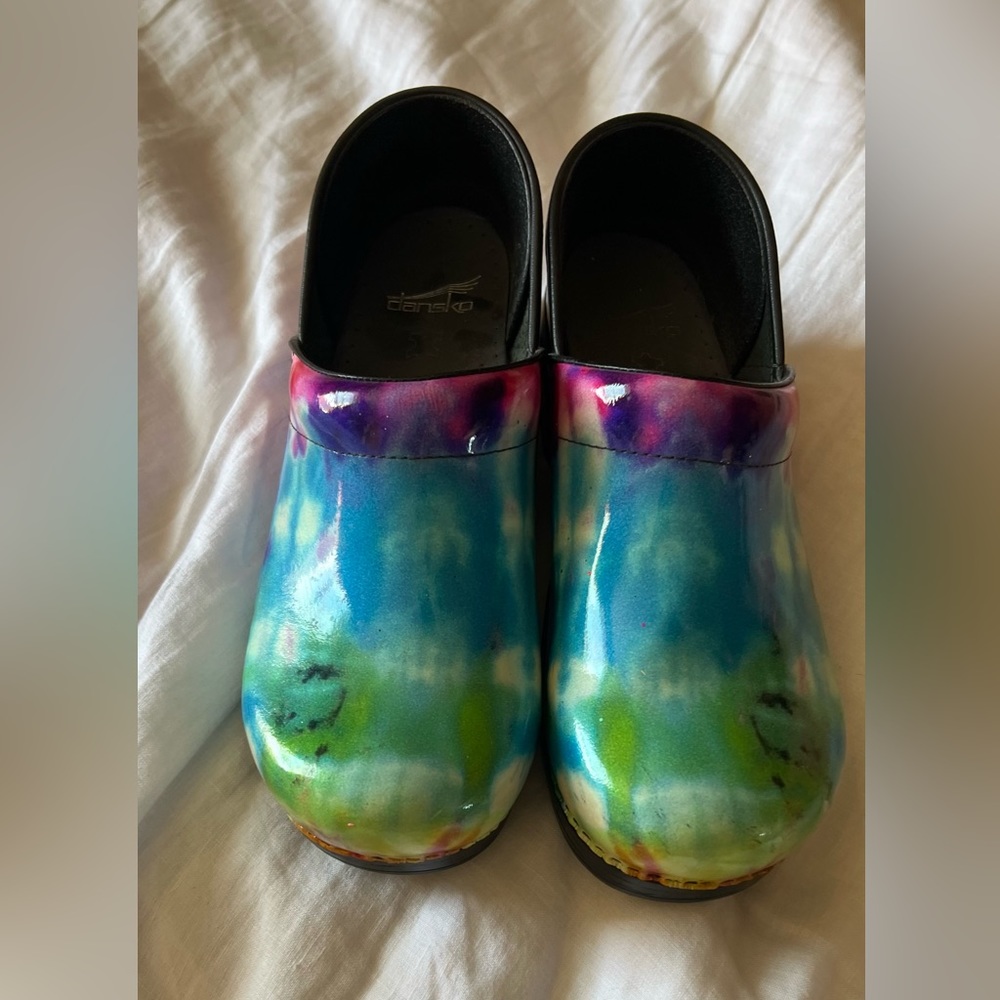 Dansko Multi Colored Clogs